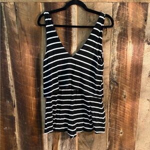 Tobi Striped Romper